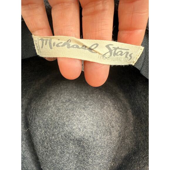 Michael Stars Gray 100%‎ Wool Wide Brim Hat One Size Festival Country Western main image 12